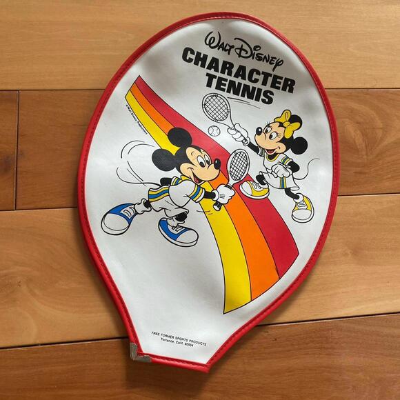 Vintage Mickey and Minnie Tennis Rack Cover - Picture 2 of 5
